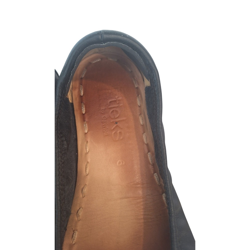Tieks By Gabriel Black Leather Flat 6 - Picture 7 of 8